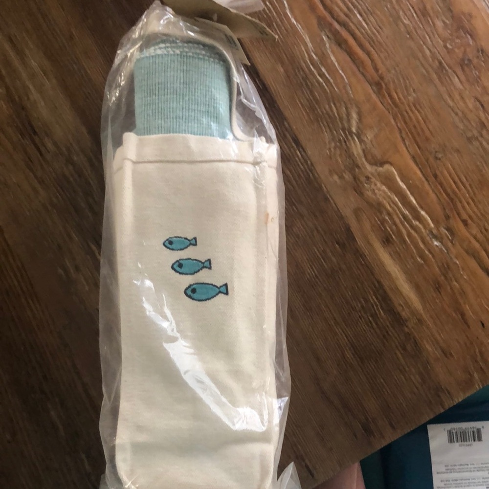 Hostess gift kitchen in a bag color turquoise